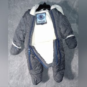 Urban Republic Baby Boys' Cozy Quilted Pram Snowsuit